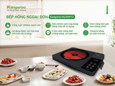 Bếp hồng ngoại đơn Kangaroo KG20IFT2