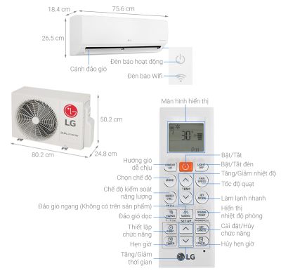 Máy lạnh LG Inverter 1 HP V10WIN1